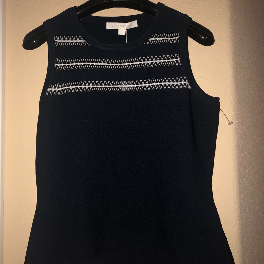Jonathan Simkhai high-low sailor top